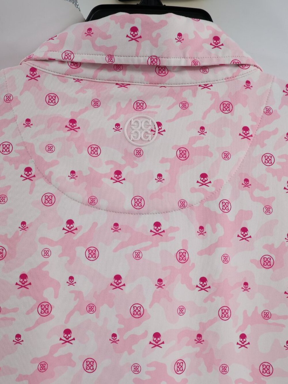 G/FORE Polo Shirt Mens 2XL Indian Wells Skull Crossbones Circle Golf Performance - Picture 6 of 11